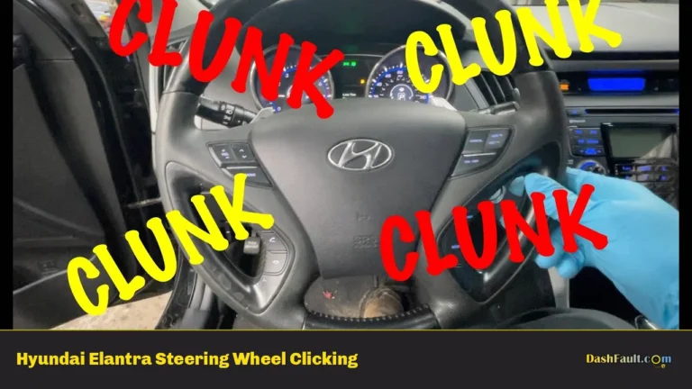 Hyundai Elantra Steering Wheel Clicking