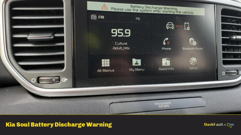 Kia Soul Battery Discharge Warning