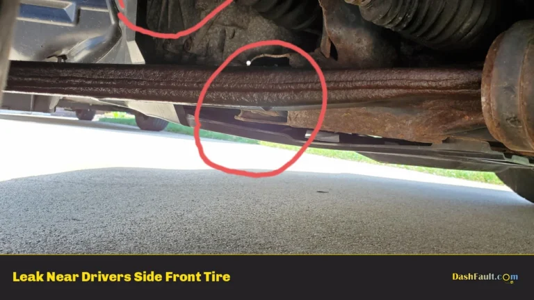 Leak Near Drivers Side Front Tire