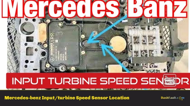 Mercedes-benz Input/turbine Speed Sensor Location