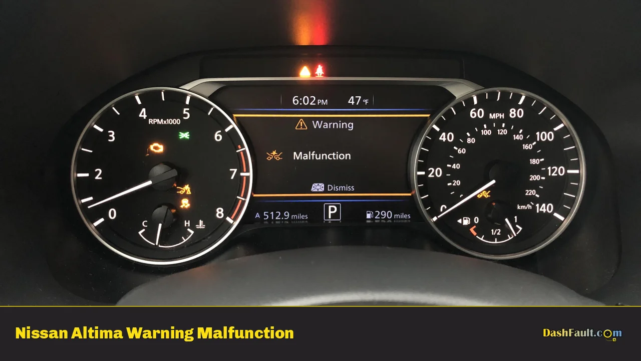 Nissan Altima Warning Malfunction