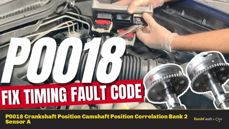 P0018 Crankshaft Position Camshaft Position Correlation Bank 2 Sensor A