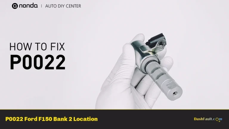 P0022 Ford F150 Bank 2 Location