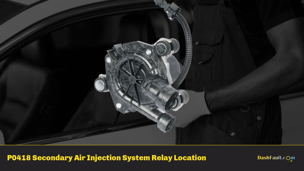 P0418 Secondary Air Injection System Relay Location