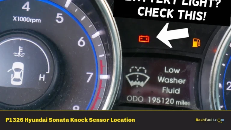 P1326 Hyundai Sonata Knock Sensor Location