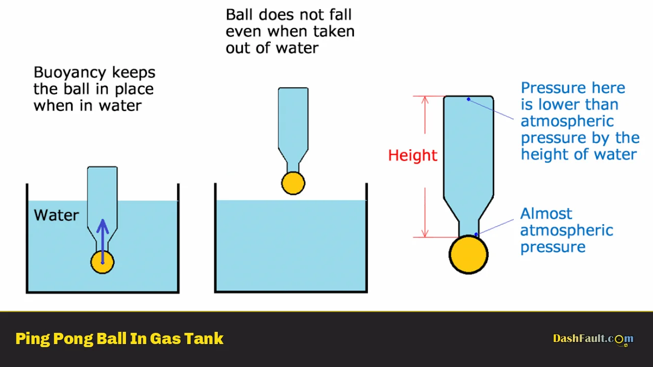 Ping Pong Ball In Gas Tank