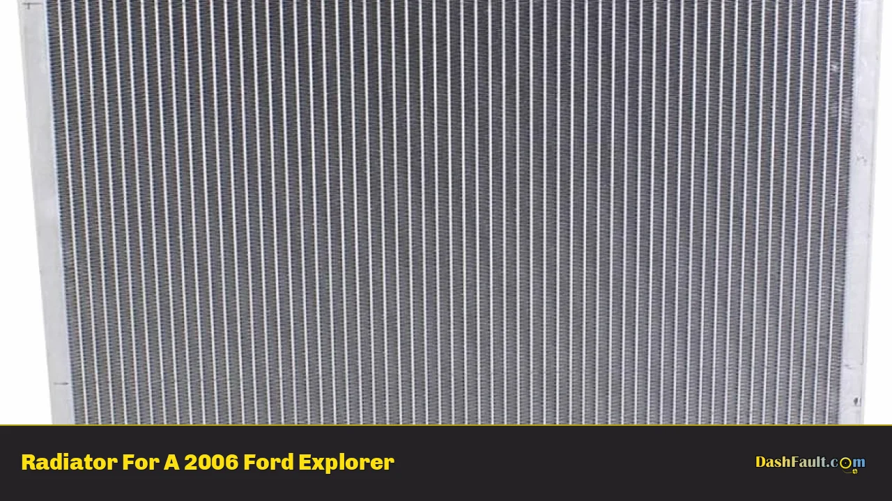 Radiator For A 2006 Ford Explorer