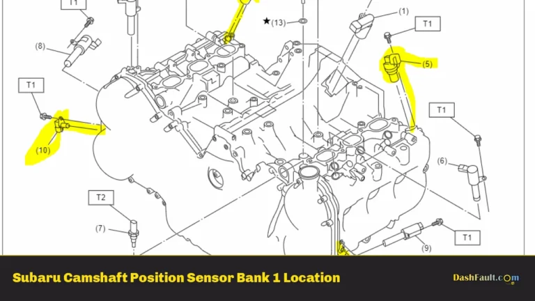 Subaru Camshaft Position Sensor Bank 1 Location