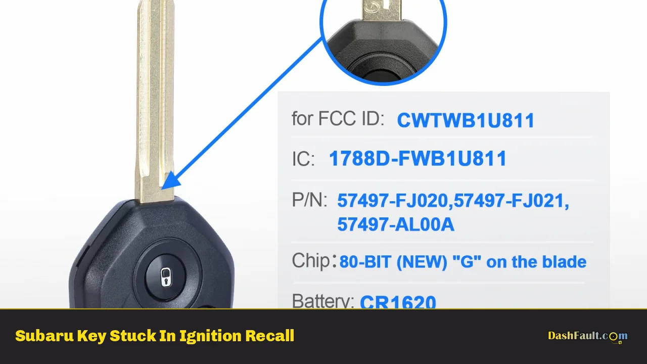 Subaru Key Stuck In Ignition Recall