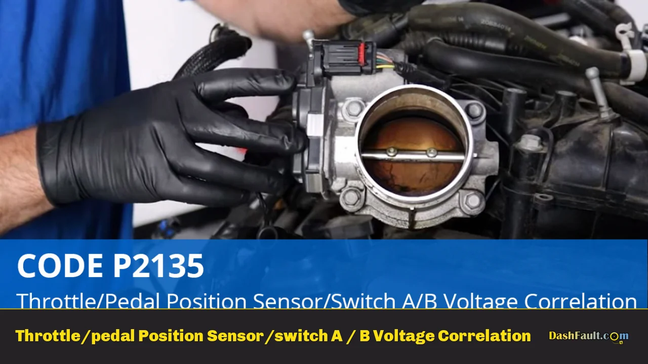 Throttle/pedal Position Sensor/switch A / B Voltage Correlation