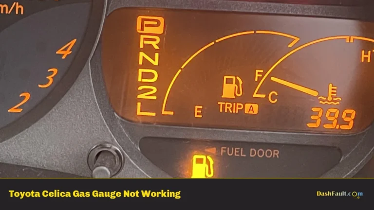 Toyota Celica Gas Gauge Not Working