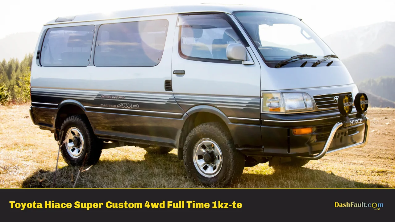 Toyota Hiace Super Custom 4wd Full Time 1kz-te