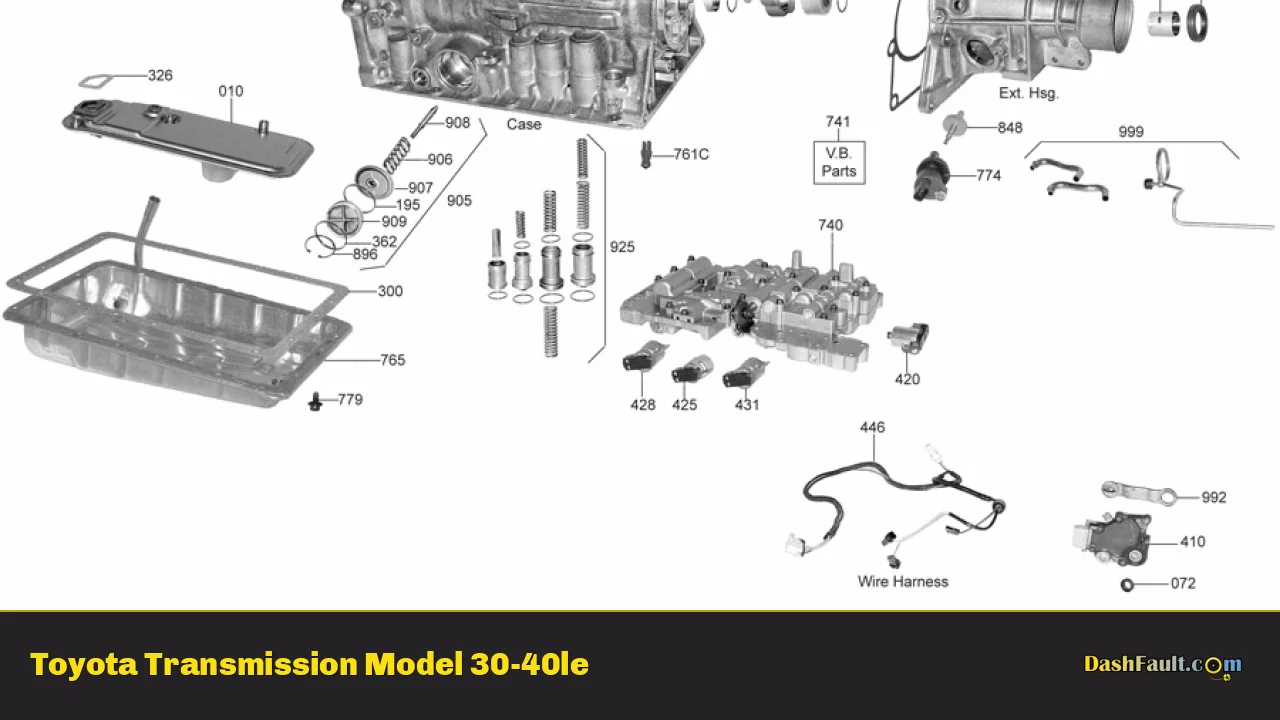 Toyota Transmission Model 30-40le