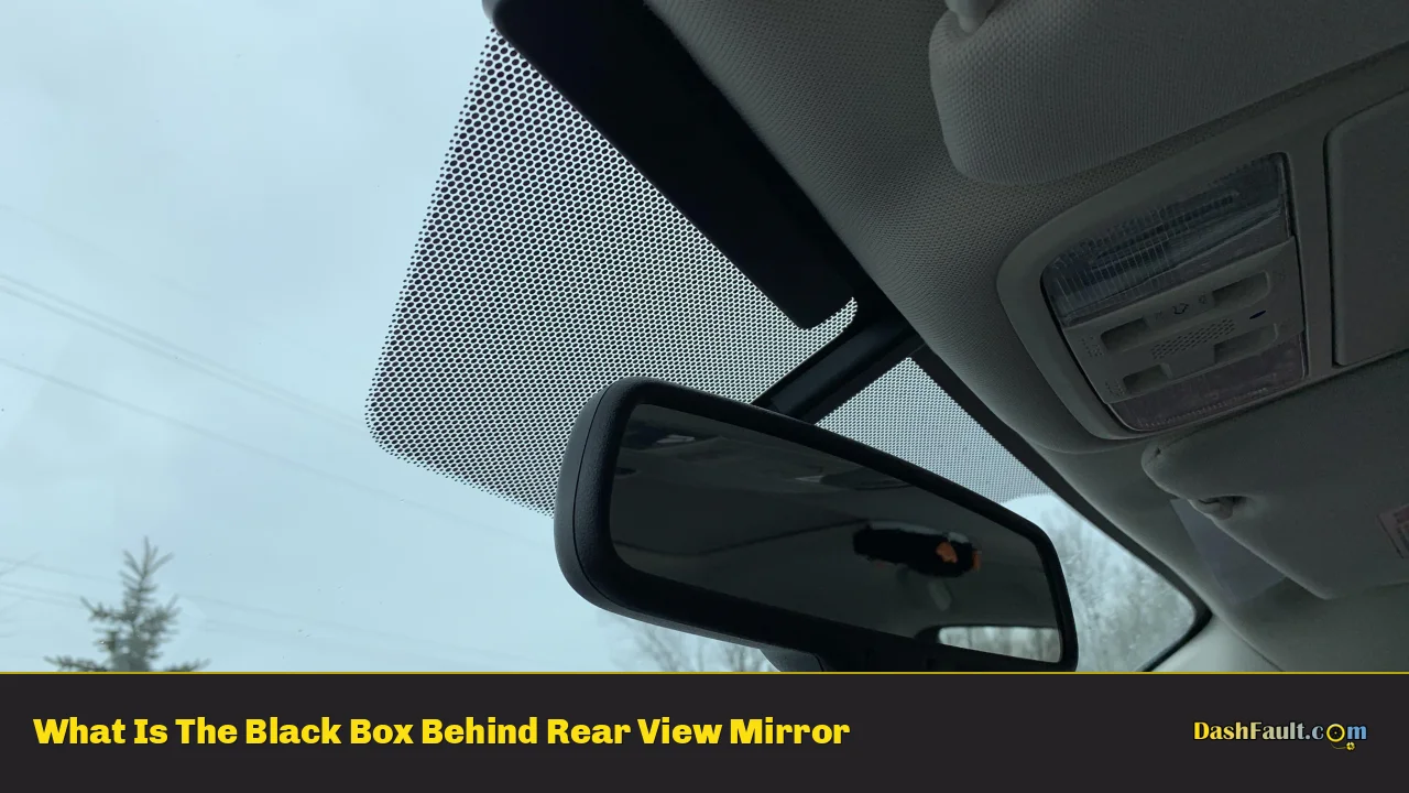 What Is The Black Box Behind Rear View Mirror