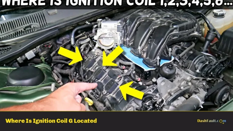 Where Is Ignition Coil G Located