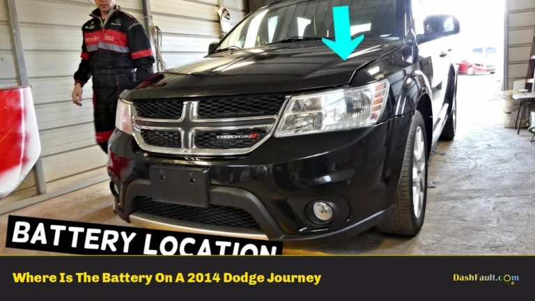 Where Is The Battery On A 2014 Dodge Journey