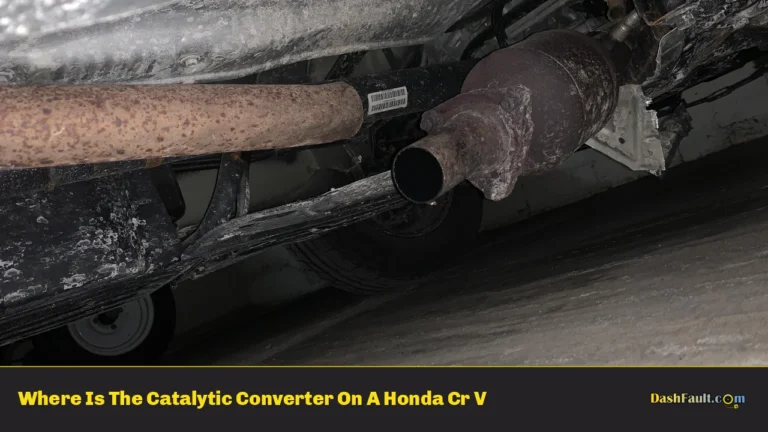 Where Is The Catalytic Converter On A Honda Cr V