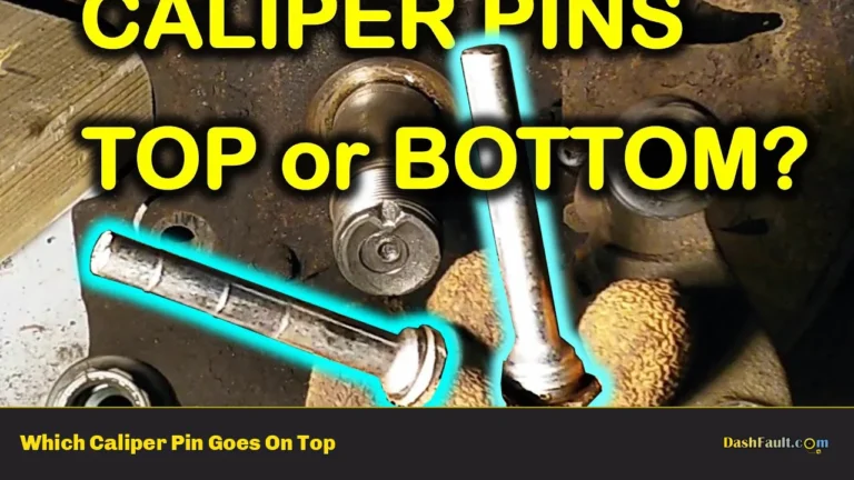 Which Caliper Pin Goes On Top