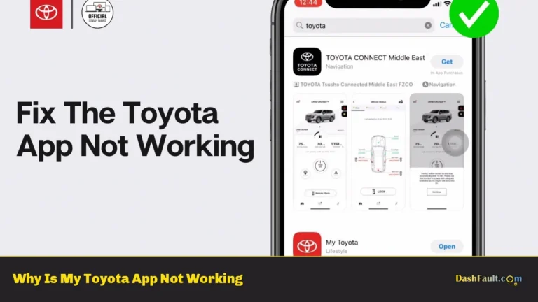 Why Is My Toyota App Not Working