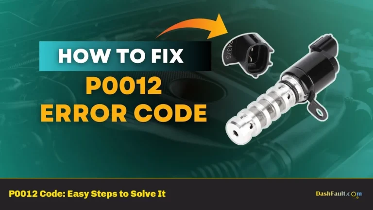 P0012 Code: Easy Steps to Solve It