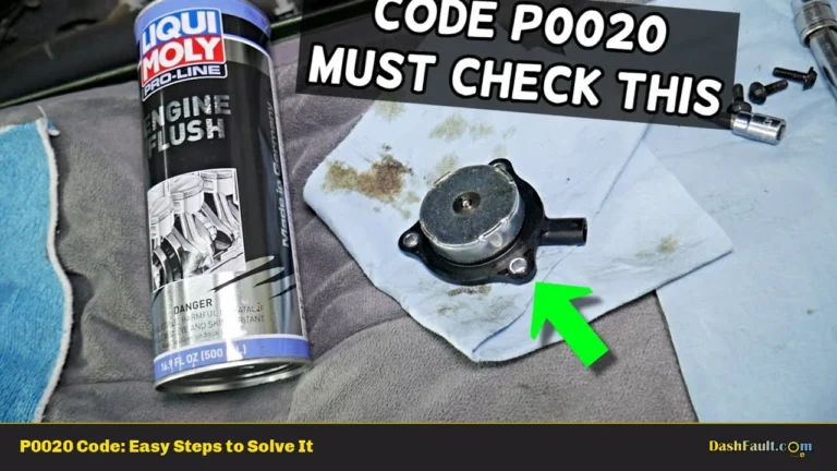 P0020 Code: Easy Steps to Solve It