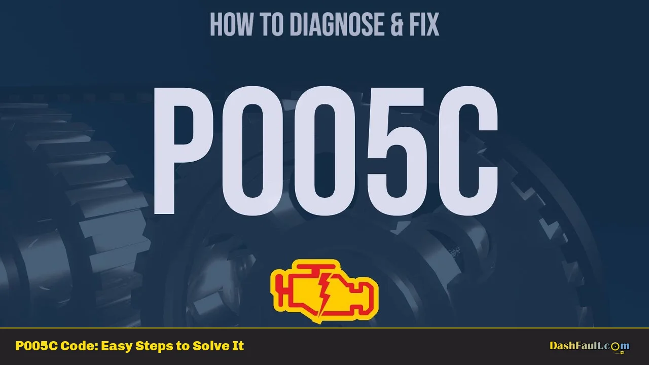 P005C Code: Easy Steps to Solve It