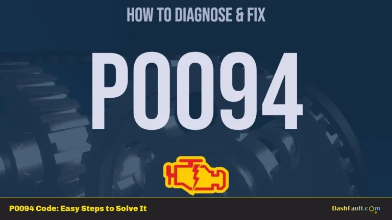 P0094 Code: Easy Steps to Solve It