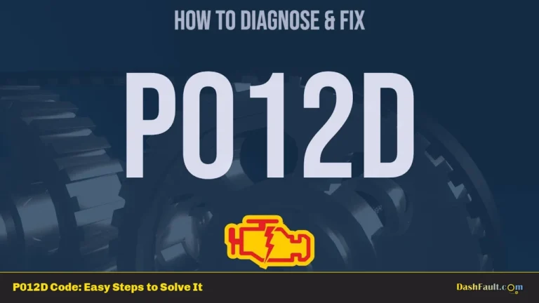 P012D Code: Easy Steps to Solve It