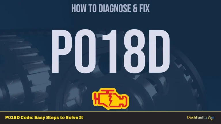 P018D Code: Easy Steps to Solve It