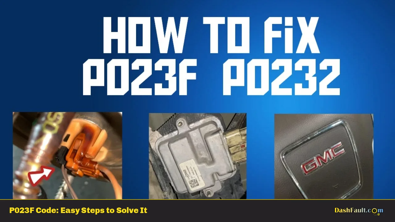 P023F Code: Easy Steps to Solve It