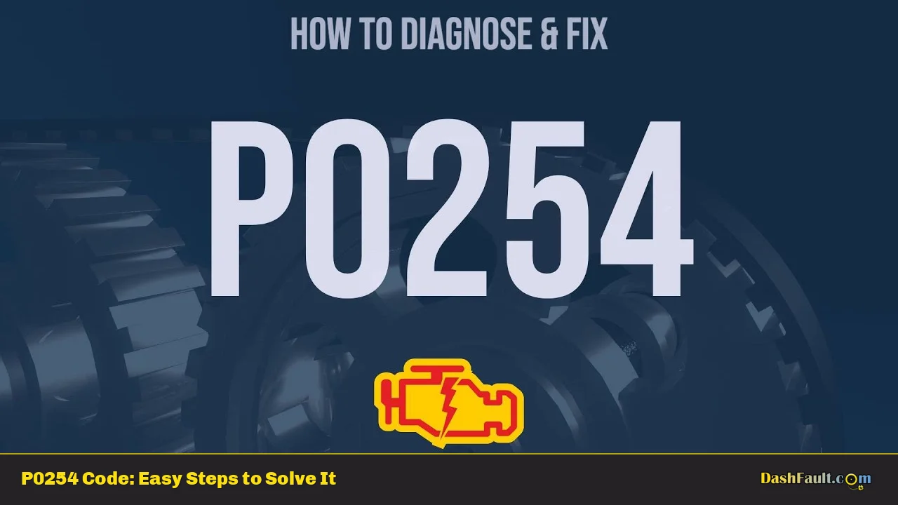 P0254 Code: Easy Steps to Solve It