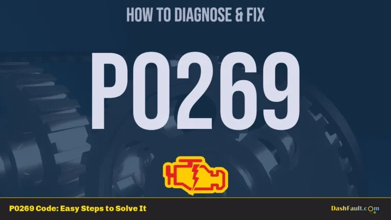 P0269 Code: Easy Steps to Solve It