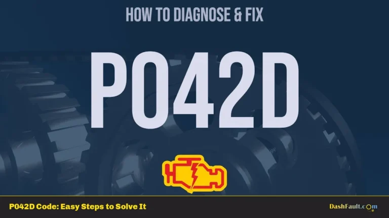 P042D Code: Easy Steps to Solve It