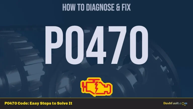 P0470 Code: Easy Steps to Solve It