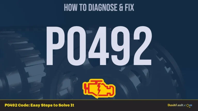 P0492 Code: Easy Steps to Solve It