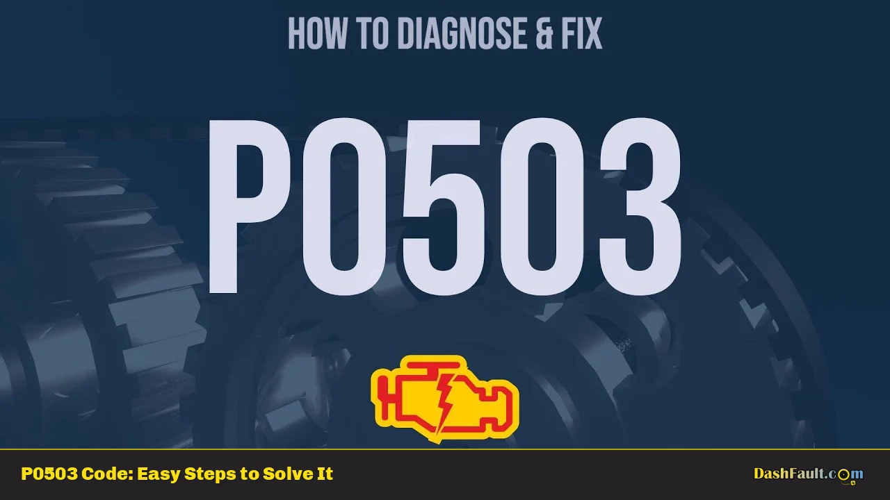 P0503 Code: Easy Steps to Solve It