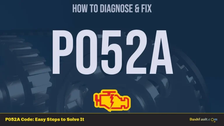 P052A Code: Easy Steps to Solve It