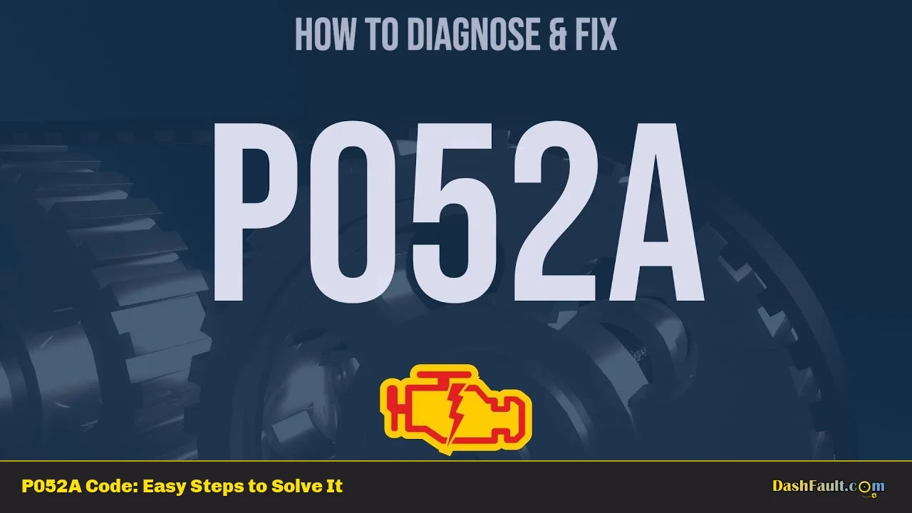 P052A Code: Easy Steps to Solve It