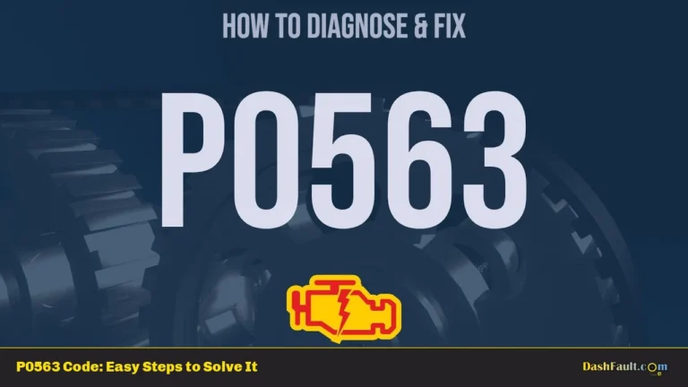 P0563 Code: Easy Steps to Solve It