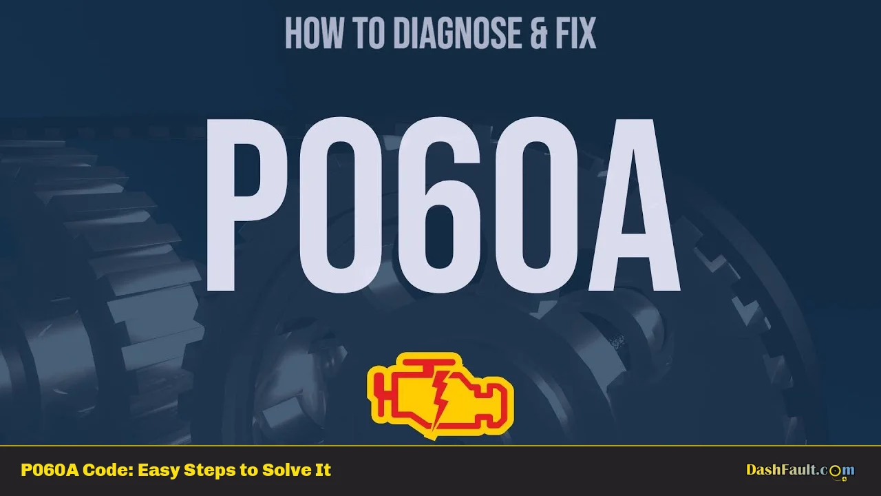 P060A Code: Easy Steps to Solve It