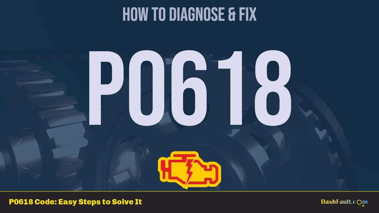 P0618 Code: Easy Steps to Solve It