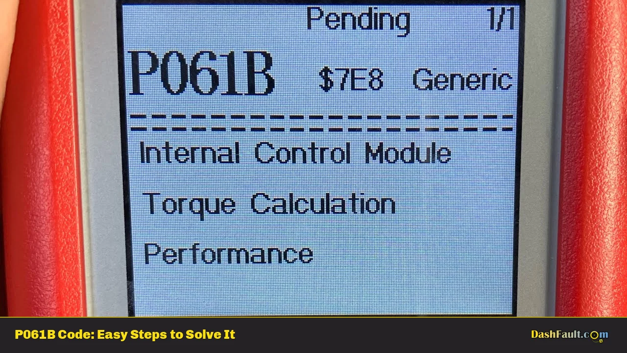 P061B Code: Easy Steps to Solve It