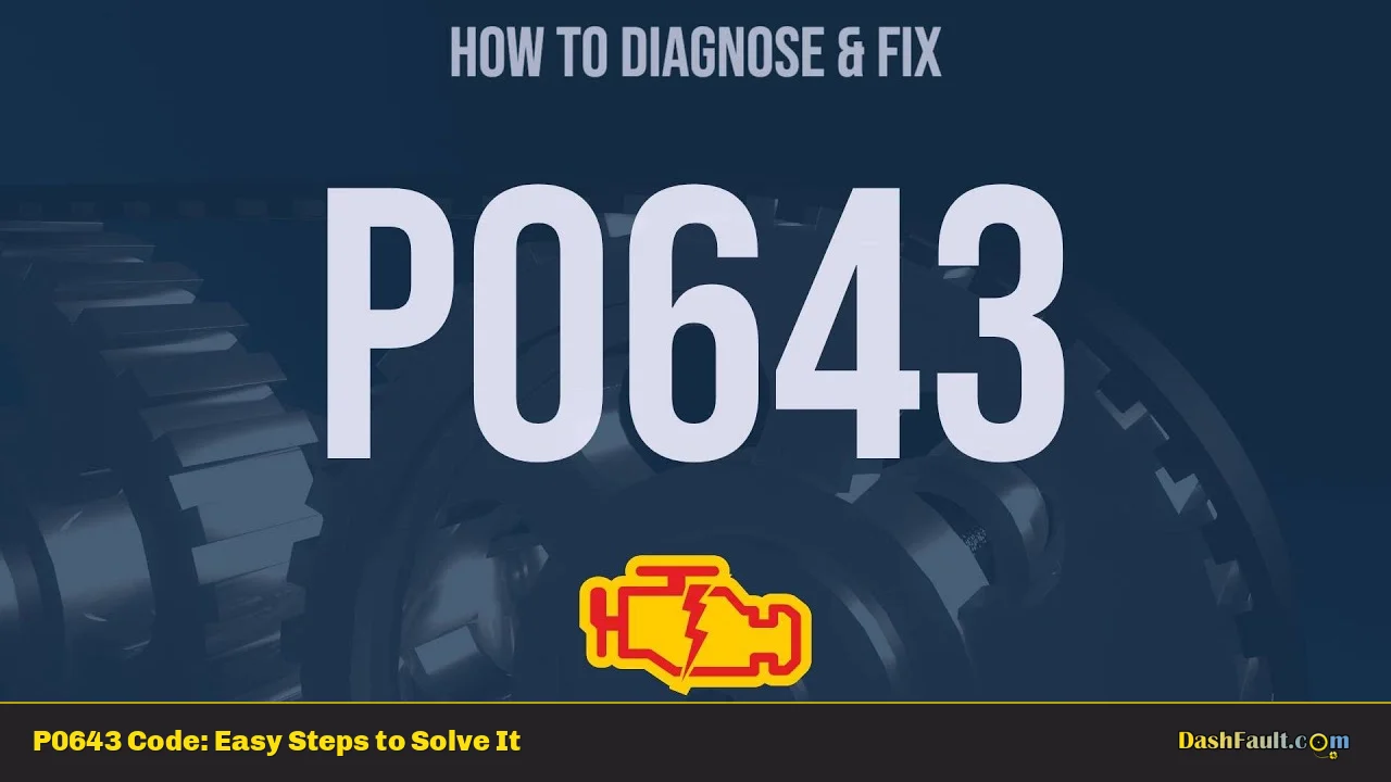 P0643 Code: Easy Steps to Solve It