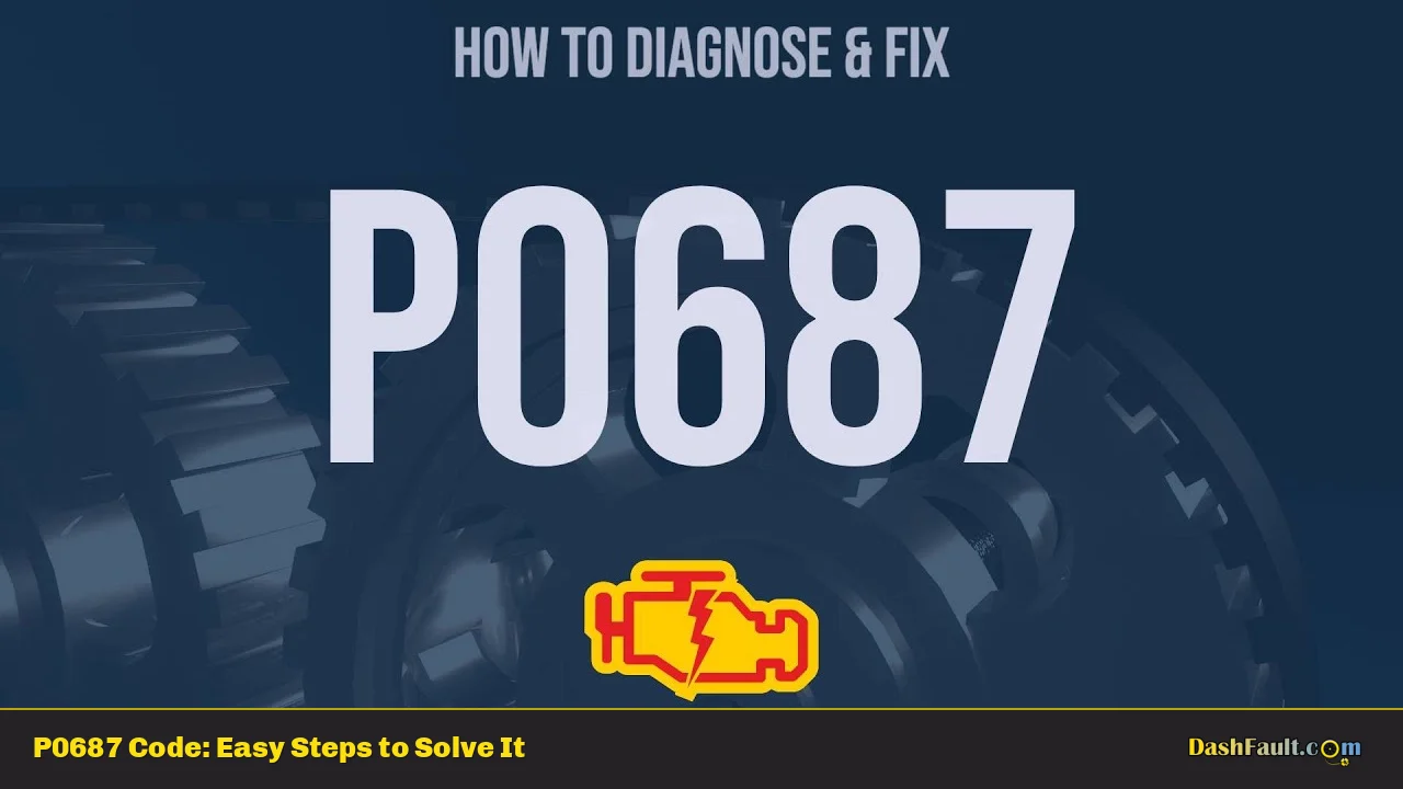 P0687 Code: Easy Steps to Solve It