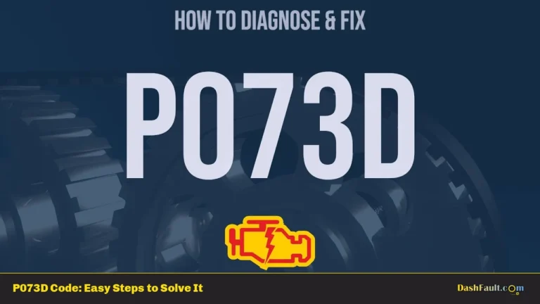 P073D Code: Easy Steps to Solve It