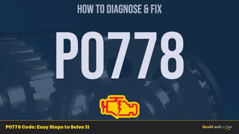 P0778 Code: Easy Steps to Solve It