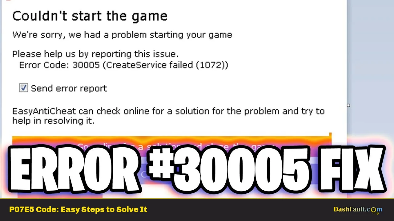 P07E5 Code: Easy Steps to Solve It