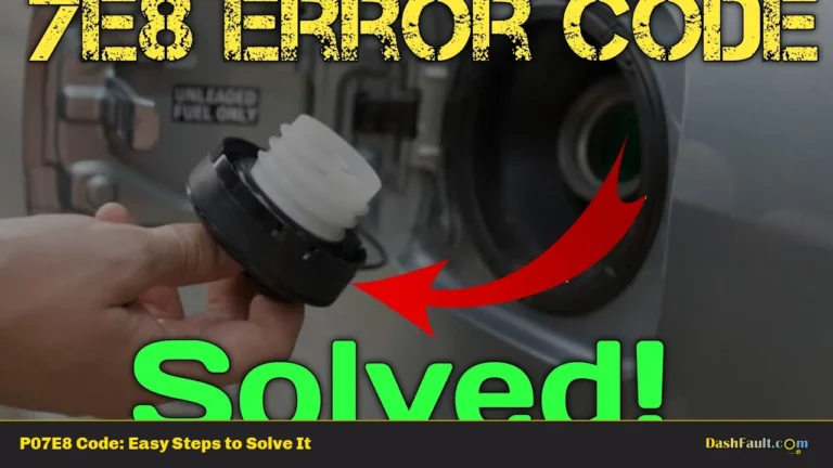 P07E8 Code: Easy Steps to Solve It