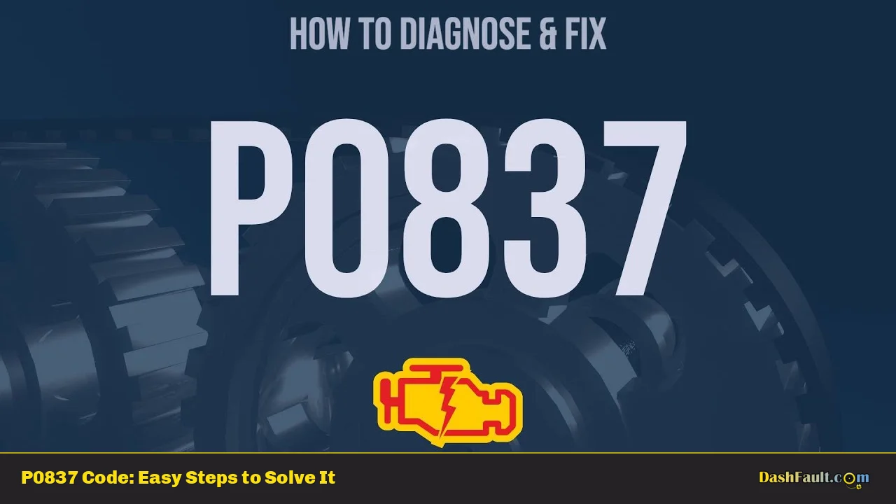 P0837 Code: Easy Steps to Solve It