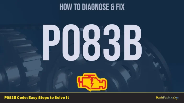 P083B Code: Easy Steps to Solve It